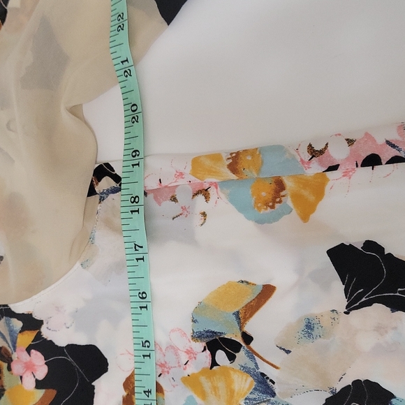 Phillip Lim for Target longsleeves  floral blouse size xs - Picture 9 of 12